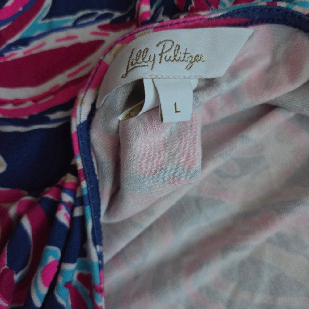 Lilly Pulitzer Romper XL Parigi Boat Neck Romper Resort Wear - Picture 7 of 8
